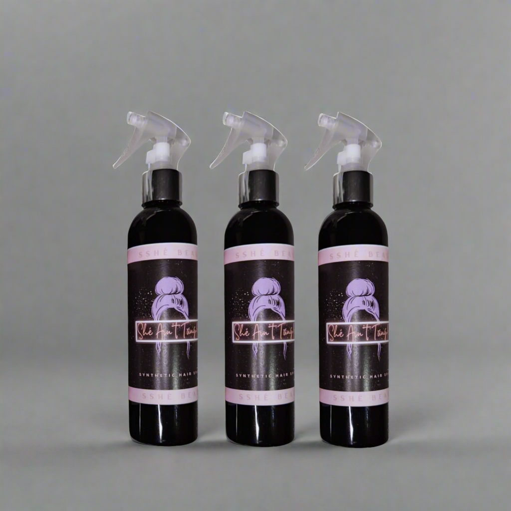 Shé Ain't Tangled:  Synthetic Wig Detangling Spray