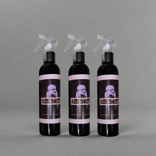 Shé Ain't Tangled:  Synthetic Wig Detangling Spray